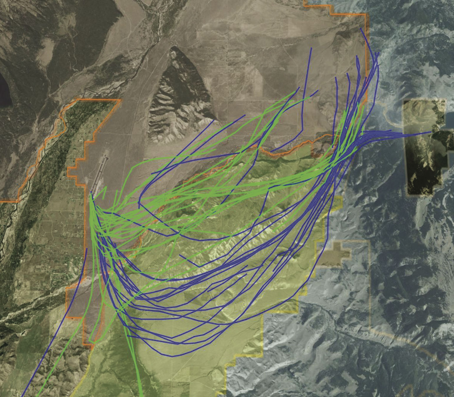 Flight map